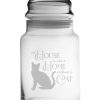 Pet Supplies Susquehanna Glass | Susquehanna Glass Home Cat Apothecary 31Oz Jar Pet Supplies