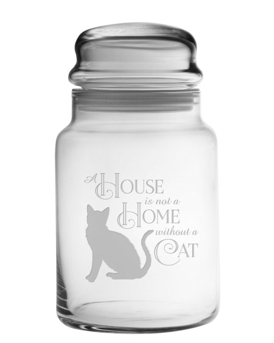 Pet Supplies Susquehanna Glass | Susquehanna Glass Home Cat Apothecary 31Oz Jar Pet Supplies