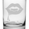 Games & Giftables Susquehanna Glass | Susquehanna Glass Vampire Lips Set Of Four 14Oz Glasses Home Bar Carts & Accessories