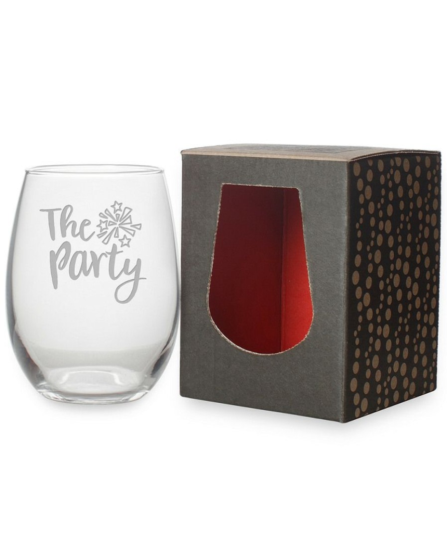 Drinkware Susquehanna Glass | Susquehanna Glass The Party Stemless Wine & Gift Box Home Drinkware