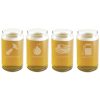 Games & Giftables Susquehanna Glass | Susquehanna Glass Set Of Four Mr. Tipsy Glass Beer Cans Home Bar Carts & Accessories