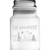 Pet Supplies Susquehanna Glass | Susquehanna Glass Cat Whisperer Apothecary Jar Home Pet Supplies