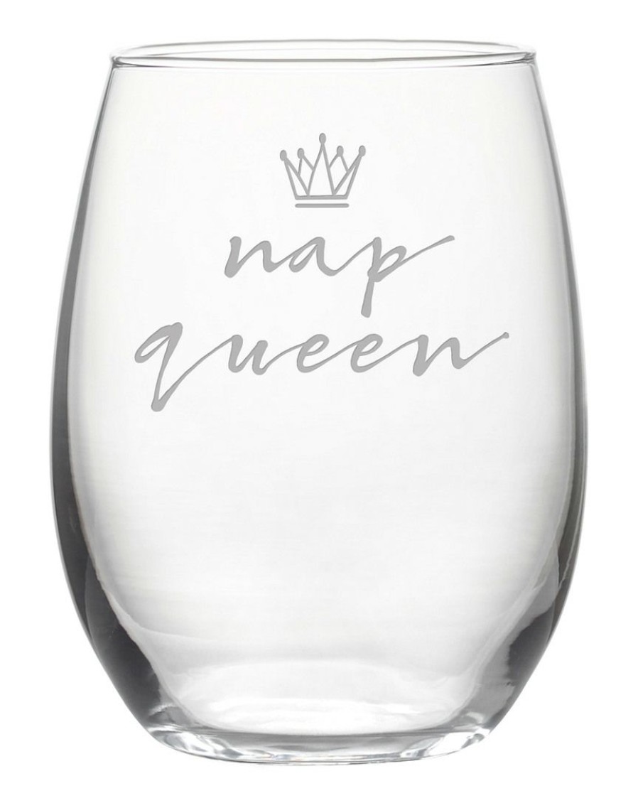 Games & Giftables Susquehanna Glass | Susquehanna Glass Nap Queen Stemless Wine & Gift Box Home Bar Carts & Accessories