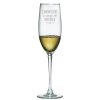 Drinkware Susquehanna Glass | Susquehanna Glass Susquehanna Set Of Two 8Oz Champagne Is Always The Answer Flutes Home Drinkware