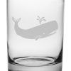 Games & Giftables Susquehanna Glass | Susquehanna Glass Whale Set Of Four 14Oz Rock Glasses Home Bar Carts & Accessories