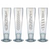 Games & Giftables Susquehanna Glass | Susquehanna Glass Company Set Of 4 14Oz Tall Pilsner Glasses Home Bar Carts & Accessories