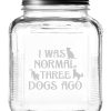 Pet Supplies Susquehanna Glass | Susquehanna Glass Three Dogs Ago Gallon Treat Jar Home Pet Supplies