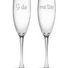 Drinkware Susquehanna Glass | Susquehanna Glass Set Of 2 I Do Me Too Champagne Flute Glasses Home Drinkware