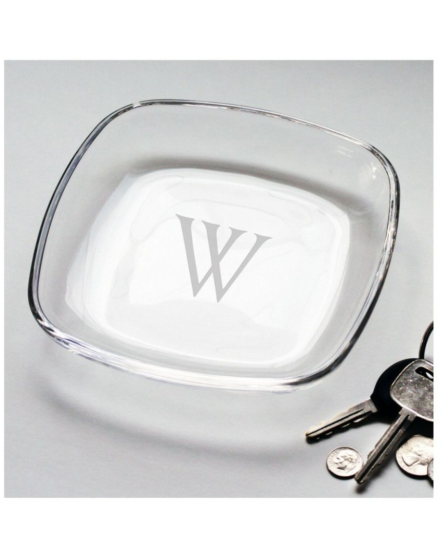 Serveware Susquehanna Glass | Susquehanna Glass Monogrammed 7In Plate, (A-Z) Home Serveware