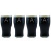 Drinkware Susquehanna Glass | Susquehanna Glass Monogrammed Set Of Four Dot Classic Pub Glasses, (A-Z) Home Drinkware