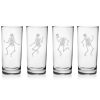 Games & Giftables Susquehanna Glass | Susquehanna Glass Dance Of The Dead Set Of Four 15Oz Coolers Home Bar Carts & Accessories