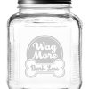 Games & Giftables Susquehanna Glass | Susquehanna Glass Wag More Bark Less Gallon Treat Jar Home Bar Carts & Accessories