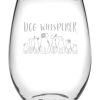 Pet Supplies Susquehanna Glass | Susquehanna Glass 21Oz Dog Whisperer Stemless Wine Set Of 4 Home Pet Supplies