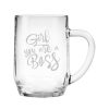 Games & Giftables Susquehanna Glass | Susquehanna Glass 20Oz Girl You Are A Boss Mug Home Bar Carts & Accessories