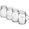 Pet Supplies Susquehanna Glass | Susquehanna Glass Like Cats And Dogs Assortment Handled Drinking Jar Set Of 4 Home Pet Supplies