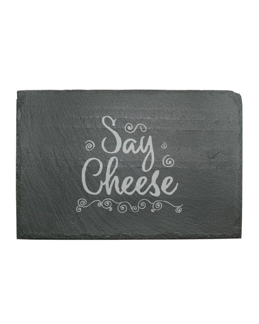 Serveware Susquehanna Glass | Susquehanna Glass 12X8In Say Cheese Cheeseboard Home Serveware