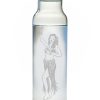 Games & Giftables Susquehanna Glass | Susquehanna Glass Hula Girl Water Bottle Home Bar Carts & Accessories