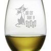 Dinnerware Susquehanna Glass | Susquehanna Glass One Cat Short Stemless Wine & Gift Box Home Dinnerware