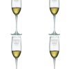 Games & Giftables Susquehanna Glass | Susquehanna Glass Set Of Four 8Oz Champagne Is Always The Answer Glass Home Bar Carts & Accessories