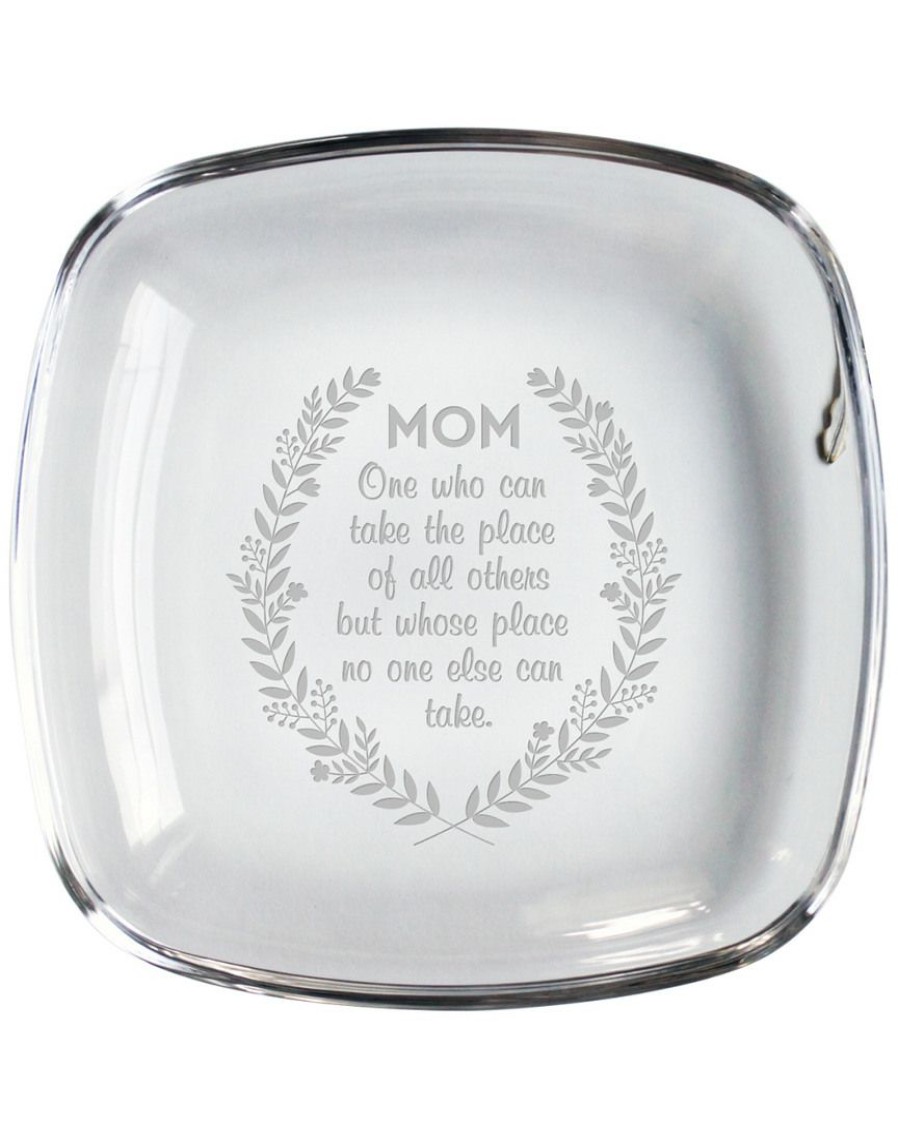 Serveware Susquehanna Glass | Susquehanna Glass Ode To Mom 7In Plate Home Serveware