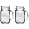 Games & Giftables Susquehanna Glass | Susquehanna Glass Set Of 2 Big Kahuna & Beach Babe Drinking Jars Home Bar Carts & Accessories