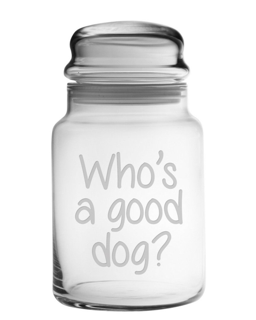 Pet Supplies Susquehanna Glass | Susquehanna Glass Who'S A Good Dog 7In Jar Home Pet Supplies