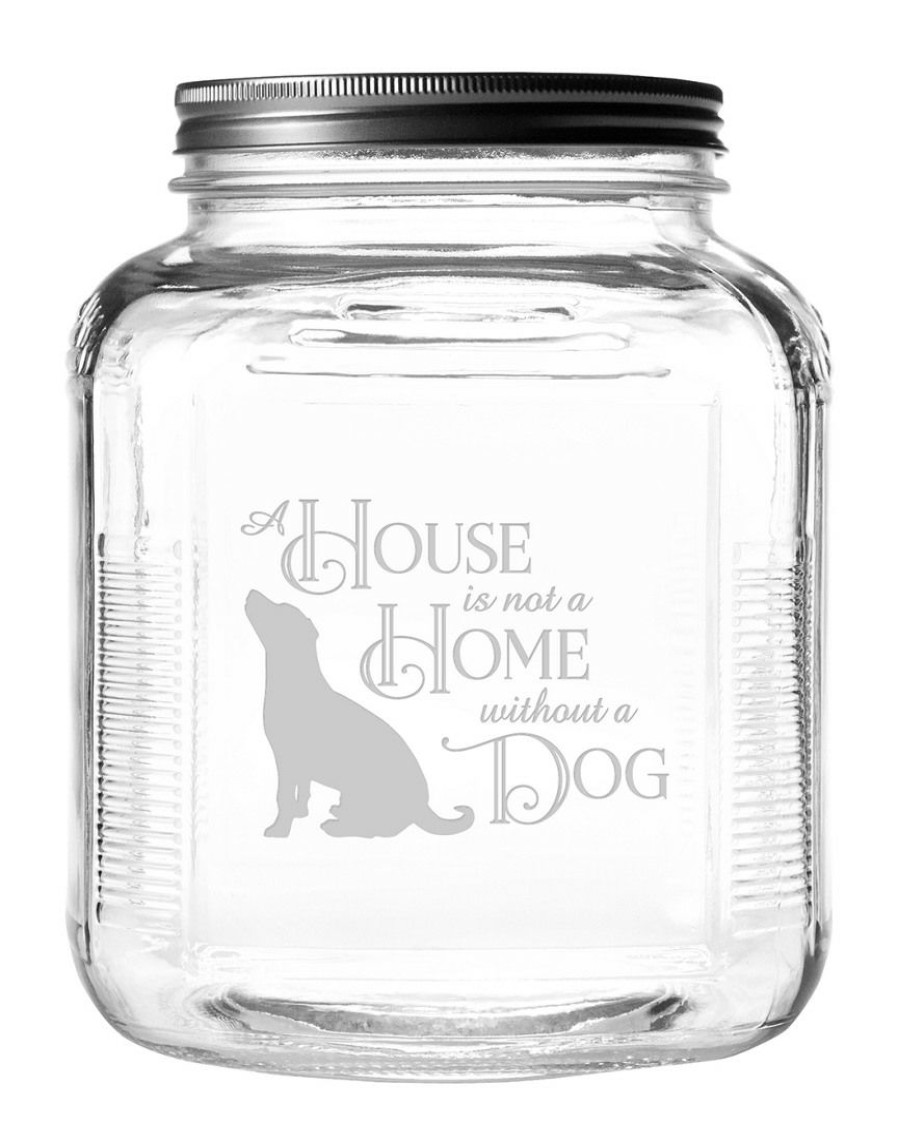 Pet Supplies Susquehanna Glass | Susquehanna Glass House Home Dog Brushed Lid Gallon Jar Pet Supplies