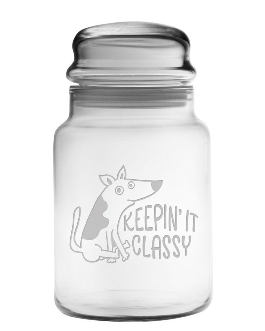 Pet Supplies Susquehanna Glass | Susquehanna Glass Classy Dog Apothecary Jar Home Pet Supplies