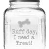 Pet Supplies Susquehanna Glass | Susquehanna Glass Ruff Day Gallon Treat Jar Home Pet Supplies