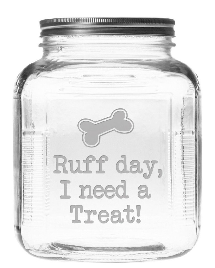 Pet Supplies Susquehanna Glass | Susquehanna Glass Ruff Day Gallon Treat Jar Home Pet Supplies